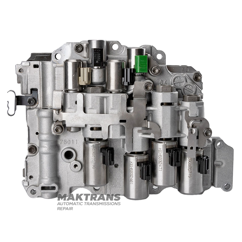 Teleso ventilu kompletné so solenoidmi (demontované z nových prevodoviek) TF-80SC Gen2 GM (Opel a Saab) / PSA (Citroën a Peugeot) — 733054, 55577385, 9807295280, 2570.J4