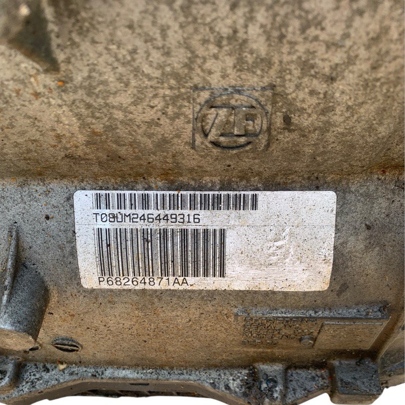 Zostava automatickej prevodovky (bez meniče krútiaceho momentu, bez rozdeľovacej prevodovky) ZF 8HP70, 4WD — P68264871AA, 1087020037, 1087401667 (DODGE DURANGO 5.7L LIFT RT)