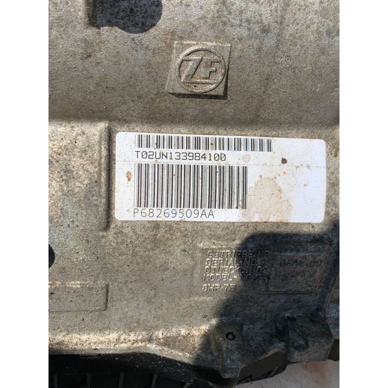 Zostava automatickej prevodovky (bez meniča krútiaceho momentu, bez rozdeľovacej prevodovky) ZF 8HP75, 4WD — P62869509AA, 1102401409, 1102020002 (RAM 1500 Crew Cab (DS) 5.7 Hemi V8 4x4)