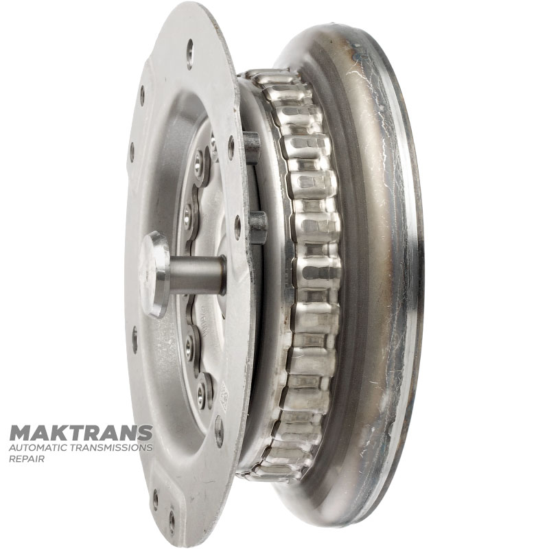 Predný kryt meniča krútiaceho momentu ZF 8HP70 — 1087322630 (vonkajší pilotný otvor 46 mm, výška 50 mm), označenie meniča krútiaceho momentu 000946