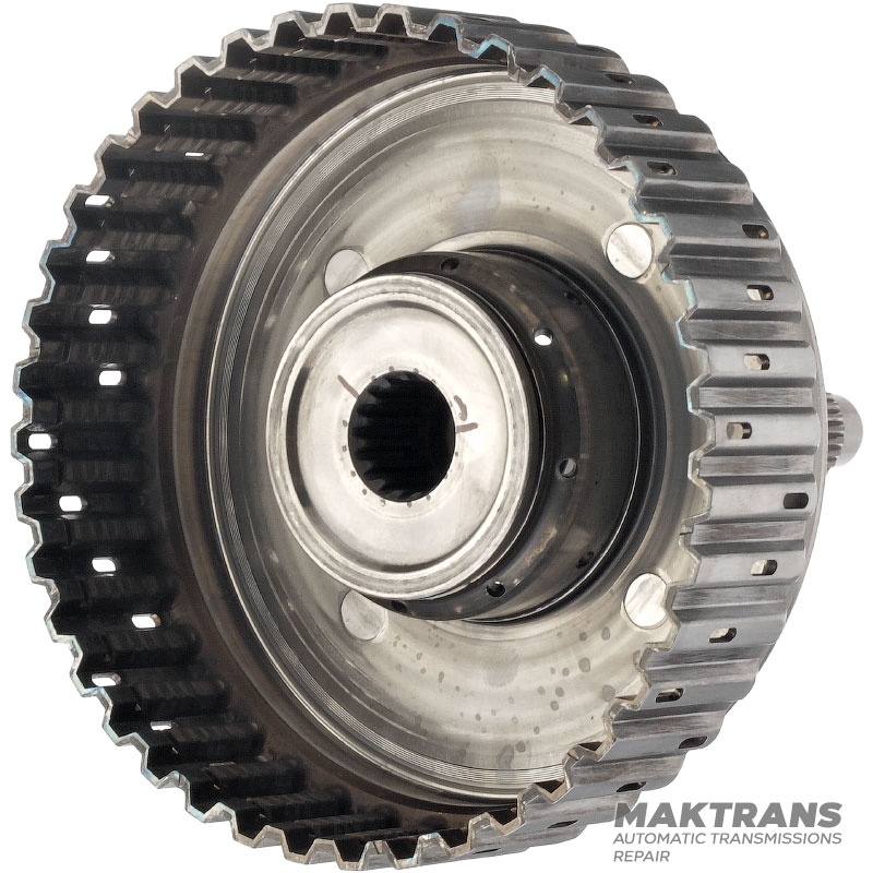 Vstupný hriadeľ, bubon FORWARD TOYOTA U240E, U241E, U150E, U151E, U150F, U151F - celková dĺžka 165 mm, prázdny, bez piestov a kotúčov