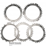 Sada oceľových kolies C4 Clutch ALLISON 1000 - 4 oceľové kolesá, 1 oporné koleso