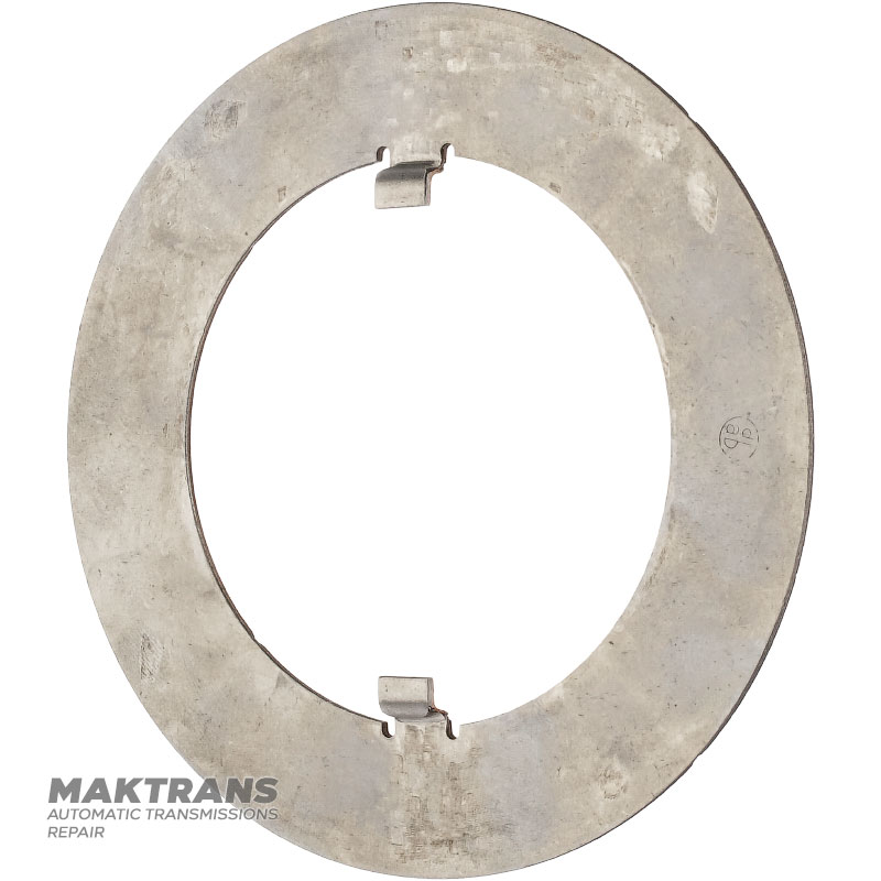 Posuvná podložka (bimetalická) FORD E4OD, 4R100 - 2 nohy (šírka 8,10 mm) výška 5,80 mm, hrúbka 1,60 mm, vonkajší Ø 116,70 mm, vnútorný Ø 76,15 mm