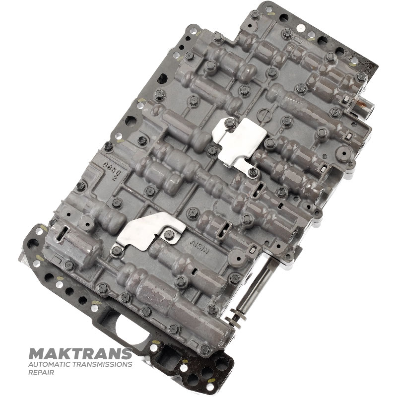 Teleso ventilu kompletné so solenoidmi (repasované) Aisin Warner TR-60SN VAG 09D — oddeľovacia doska B-6