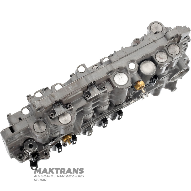 Teleso ventilu kompletné so solenoidmi (repasované) Aisin Warner TR-60SN VAG 09D — oddeľovacia doska A-6