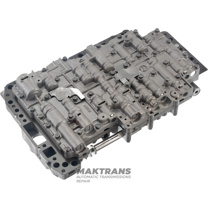 Teleso ventilu kompletné so solenoidmi (repasované) Aisin Warner TR-60SN VAG 09D — oddeľovacia doska K-1