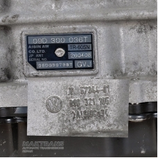 Zostava automatickej prevodovky AISIN WARNER TR-60SN, VAG 09D — označenie GVJ, 09D300037T, 09D300036TX, Volkswagen Touareg (7LA/7L6) 3.0 TDI V6 24V SUV, Nafta, Kód motora: BKS)