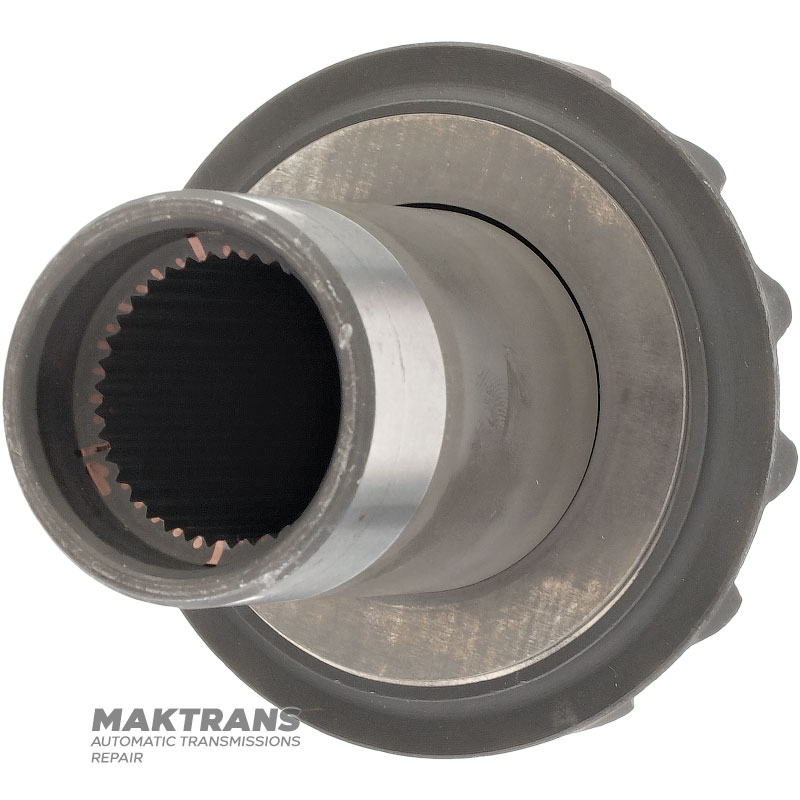 Pastorok nápravy diferenciálu ZF 4HP20 - celková výška 75 mm, 14 zubov (vonkajší Ø 75,60 mm), 37 drážok