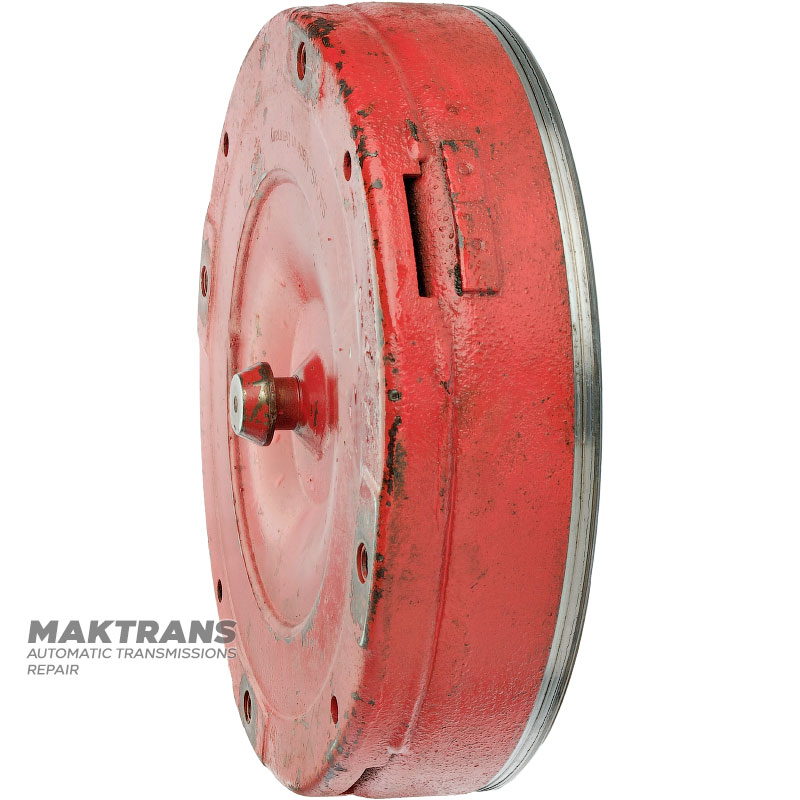 Predný kryt (kompletný so zámkom) meniča krútiaceho momentu ZF 5HP30 - vonkajší priemer pilotného ventilu 32 mm, 4 montážne otvory