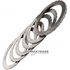 Sada oceľových kolies DIRECT Clutch FORD E4OD, 4R100 - celková hrúbka sady 18,90 mm