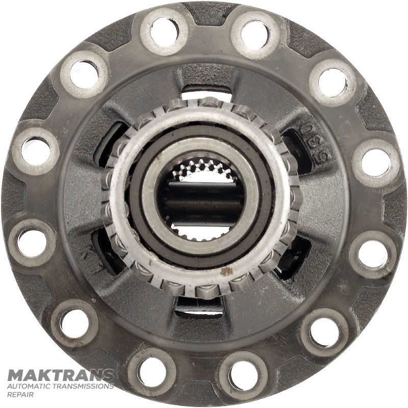 Predný diferenciál SUBARU CVT TR580 (Gen1) — bez hypoidného prevodu (celková výška 163 mm, vnútorný priemer pod poloosou 30 mm, 25 drážok poloosy)