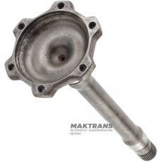 Príruba s hriadeľom ZF 5HP19FLA - celková dĺžka 364 mm, 37 drážok (vonkajší Ø 30 mm), 01V409355