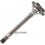Príruba s hriadeľom ZF 5HP19FLA - celková dĺžka 364 mm, 37 drážok (vonkajší Ø 30 mm), 01V409355