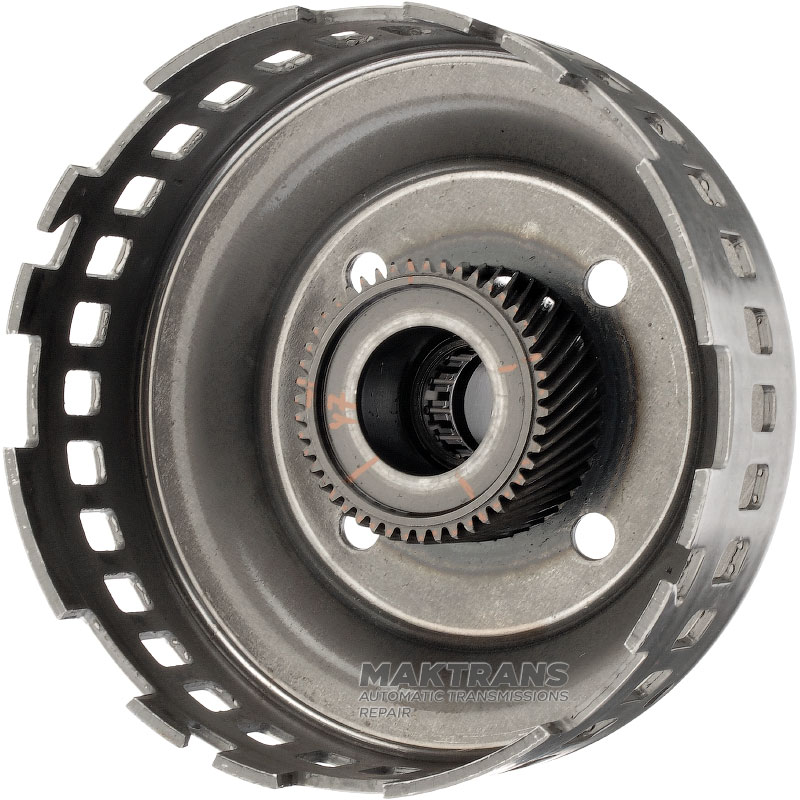 Centrálne koleso centrálnej a zadnej planétovej prevodovky FORD 5R55N, 5R55W, 5R55S — s ihlovým ložiskom na vonkajšej strane, 4L2Z-7A019-AA, 27 zubov (vonkajší Ø 39 mm) / 47 zubov (vonkajší Ø 58,95 mm)