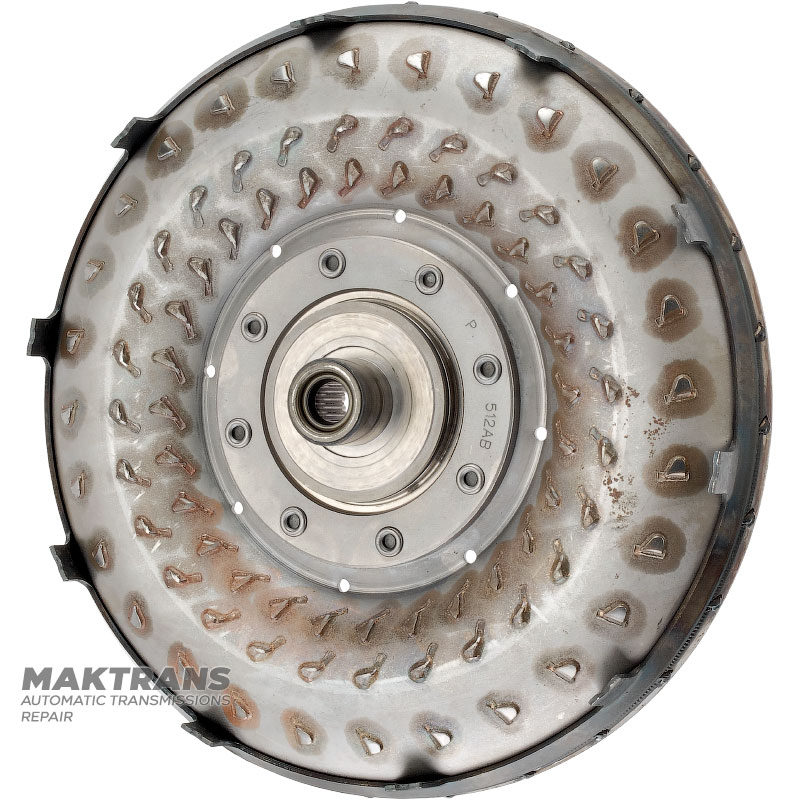 Turbínové koleso hydraulického transformátora DODGE / CHRYSLER 62TE — označenie lopatiek 566AB, puzdro 512AB