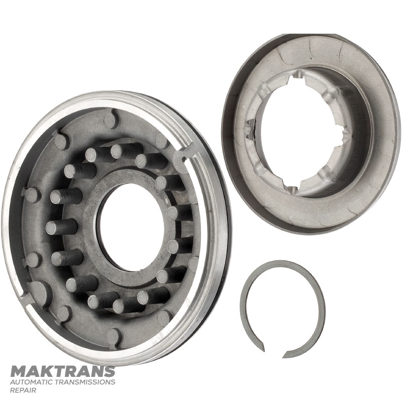 Piest (hliník) spojky FORWARD FORD 5R55N, 5R55S, 5R55W — XW4P-7A262-AA, celková výška 27 mm, vonkajší Ø 117,60 mm, vnútorný Ø 38,35 mm