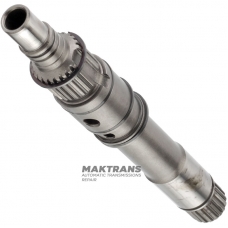 Vstupný hriadeľ spojky JATCO CVT JF010E - dĺžka hriadeľa 204 mm, 20 drážok (vonkajší Ø 21,45 mm), pre 5 delených krúžkov