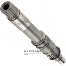 Vstupný hriadeľ spojky JATCO CVT JF010E - dĺžka hriadeľa 204 mm, 20 drážok (vonkajší Ø 21,45 mm), pre 5 delených krúžkov