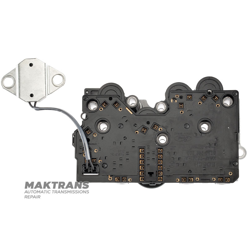 Blok solenoidu (so snímačom tlaku) FORD 5R55N — XW4P-7G391-AE, 0260200001 (použitý, netestovaný)