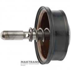 Pogumovaný piest (použitý) pre pás brzdy Overdrive FORD 5R55N, 5R55S, 5R55W — vonkajší Ø 65 mm / 73,25 mm, XW4Z-7D021-KA, 4W4Z-7D021-KA, XW4P-7E221-KC