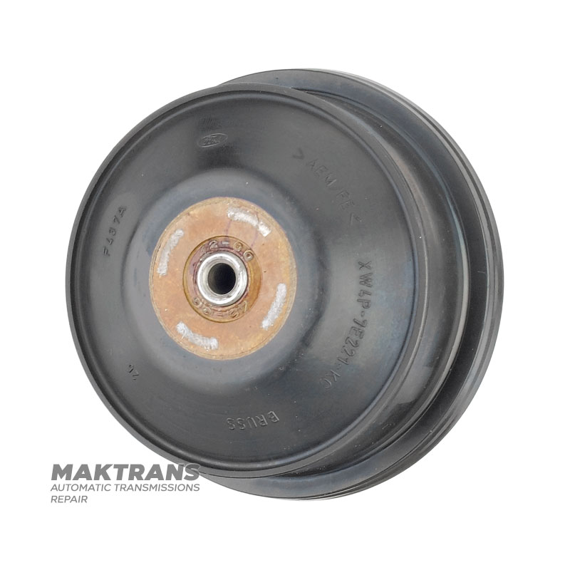 Pogumovaný piest (použitý) pre pás brzdy Overdrive FORD 5R55N, 5R55S, 5R55W — vonkajší Ø 65 mm / 73,25 mm, XW4Z-7D021-KA, 4W4Z-7D021-KA, XW4P-7E221-KC