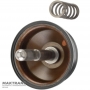 Pogumovaný piest (použitý) pre pás brzdy Overdrive FORD 5R55N, 5R55S, 5R55W — vonkajší Ø 65 mm / 73,25 mm, XW4Z-7D021-KA, 4W4Z-7D021-KA, XW4P-7E221-KC