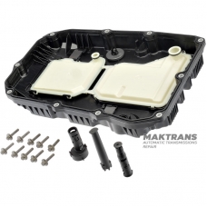 Olejový filter Mercedes-Benz 725.0 — 7252703114, 7252704012, 7252707911 (s hadičkami na kontrolu hladiny oleja a montážnymi skrutkami)