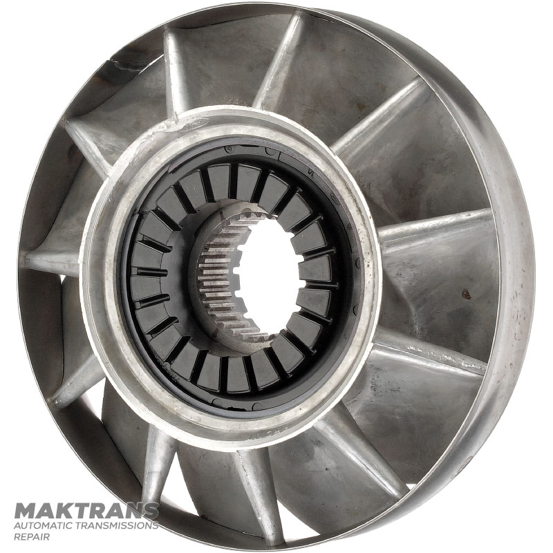 FORD 5R110, 5R110W menič krútiaceho momentu koleso meniča krútiaceho momentu — vonkajší priemer 181,25 mm, výška 64 mm, 32 drážok, F7AP-7937-AA, RF-E0AP-7934-AA