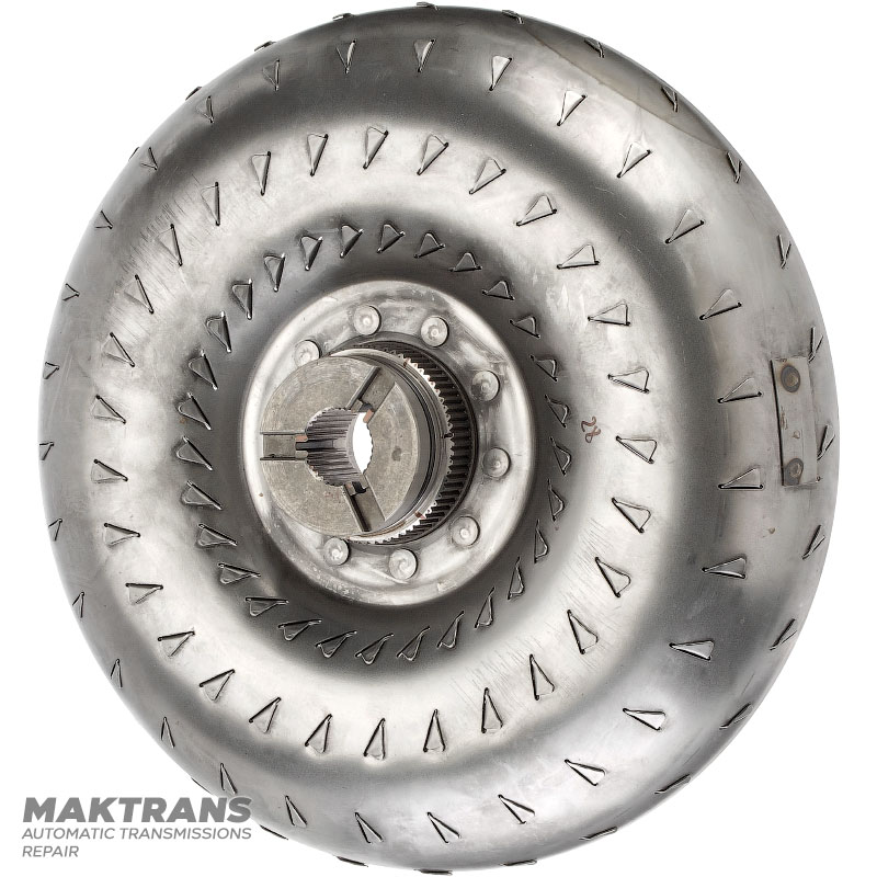 Turbínové koleso meniča krútiaceho momentu FORD 5R110, 5R110W — výška 69 mm, vonkajší Ø 307,75 mm, 28 drážok (vnútorné), 68 drážok (vonkajšie, vonkajší Ø 68,50 mm)