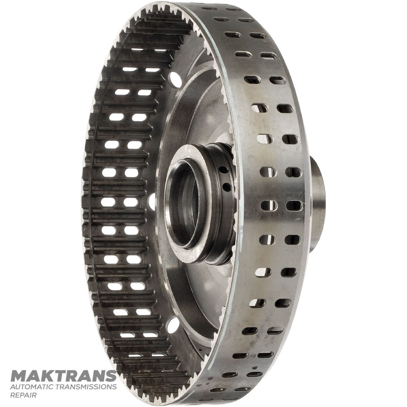 Kôš spojky K1 (prázdny: bez lamiel, bez pogumovaného piesta) AW TF-60SN 09G - celková výška 65 mm, výška krku 29,50 mm, výška od piestu po poistný krúžok 21 mm