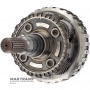 Výstupný hriadeľ, bubon D-spojky, planétové koleso č. 4 ZF 8HP70, 1102242079 - celková výška 233 mm, 4 satelity (37 zubov), 23 drážok (vonkajší Ø 30,80 mm, dĺžka drážky 50 mm), odnímateľné parkovacie koleso
