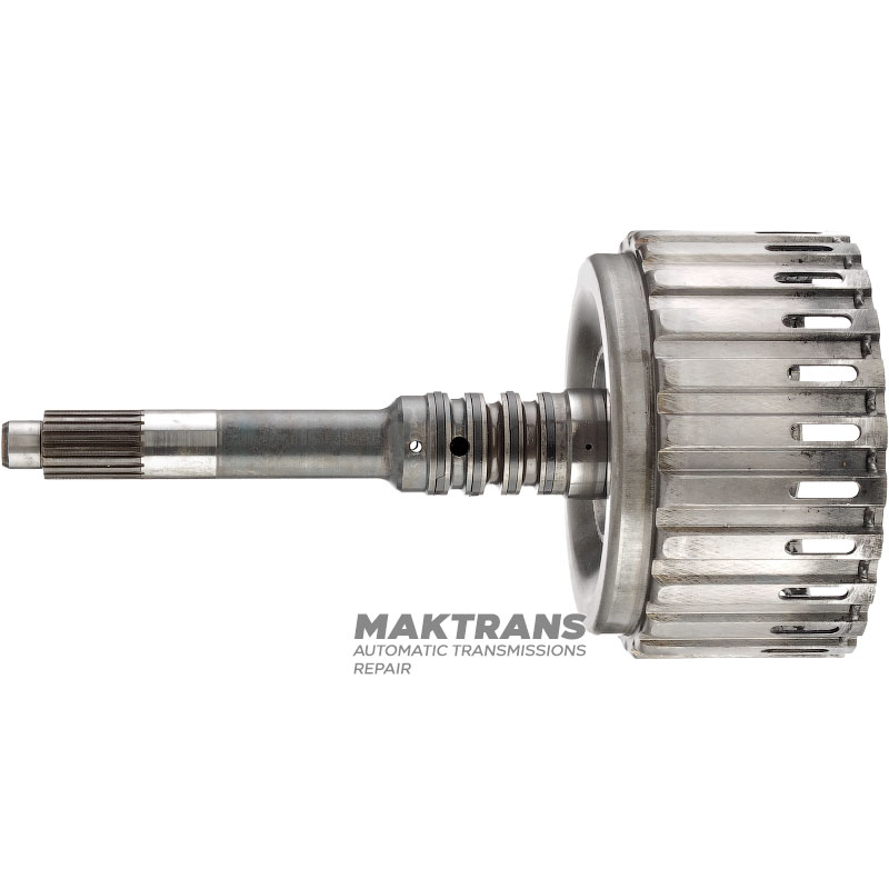 Vstupný hriadeľ, bubon Spojka C4-C1 (prázdna, bez nábojov) TOYOTA A760 E/F — Spojka C4 — výška od piestu po doraz 14 mm, Spojka C1 — výška od piestu po doraz 23 mm