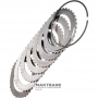 Sada oceľových kolies Ford 4R70 4R75 s spojkou FORWARD Clutch - 5 oceľových kolies (1,75 mm oceľové koleso), 7 mm zadné koleso