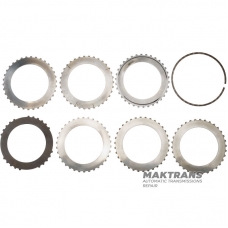 Sada oceľových kolies Ford 4R70 4R75 s spojkou FORWARD Clutch - 5 oceľových kolies (1,75 mm oceľové koleso), 7 mm zadné koleso