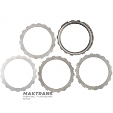 Sada oceľových kolies Intermediate Clutch / Ford AOD, AODE, AODE-W, 4R70W, 4R75E, 4R75W - použité, leštené, s reštaurovaným shagreenom, XL3Z-7B442-AA, F7LZ-7B442-AA