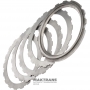 Sada oceľových kolies Intermediate Clutch / Ford AOD, AODE, AODE-W, 4R70W, 4R75E, 4R75W - použité, leštené, s reštaurovaným shagreenom, XL3Z-7B442-AA, F7LZ-7B442-AA