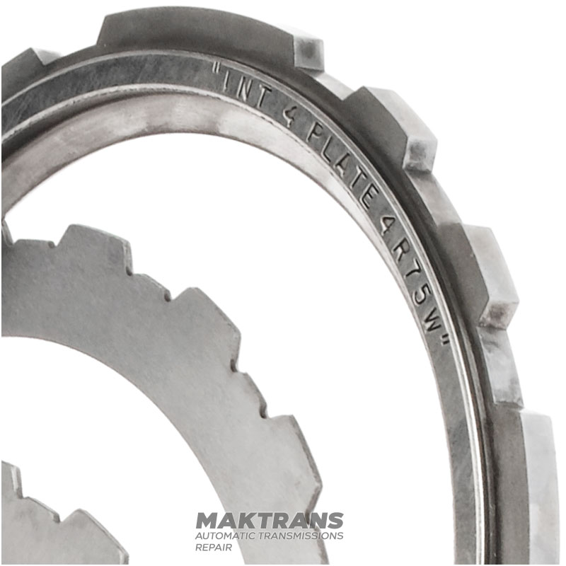 Sada oceľových kolies Intermediate Clutch / Ford AOD, AODE, AODE-W, 4R70W, 4R75E, 4R75W - použité, leštené, s reštaurovaným shagreenom, XL3Z-7B442-AA, F7LZ-7B442-AA