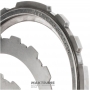 Sada oceľových kolies Intermediate Clutch / Ford AOD, AODE, AODE-W, 4R70W, 4R75E, 4R75W - použité, leštené, s reštaurovaným shagreenom, XL3Z-7B442-AA, F7LZ-7B442-AA