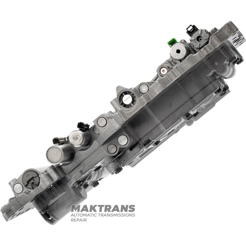Zostava telesa ventilu so solenoidmi (použitá, netestovaná) TOYOTA / LEXUS A750E, A750F - demontovaná z prevodovky, označená 35010-0C081, oddeľovacia doska T07