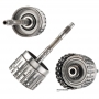Vstupný hriadeľ, bubon spojky E (prázdny, bez kotúčov) FORD 6R60, 6R75, 6R80 - celková výška 312 mm, 71 zubov (vonkajší Ø 136,05 mm), pre 6 trecích kotúčov, 9L2B-7L668-AA
