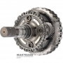 Zadné planétové koleso č. 4 kompletné s výstupným hriadeľom ZF 8HP75 4WD - celková výška 228 mm, 43 drážok (vonkajší Ø 34,65 mm), 4 satelity (35 zubov na satelitoch)