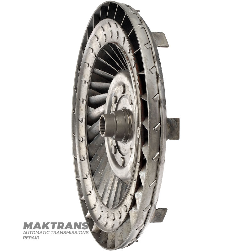 Turbínové koleso meniča krútiaceho momentu FORD 4F27E / MAZDA FN4A-EL — vonkajší Ø 239,45 mm, 16 drážok, označenie lopatiek 6F16, 1-1