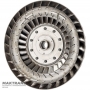 Turbínové koleso meniča krútiaceho momentu Nissan RE4R03A / JATCO JR403E — vonkajší Ø 239,35 mm, 18 drážok, vonkajší náboj Ø 39,85 mm, označenie meniča krútiaceho momentu KM