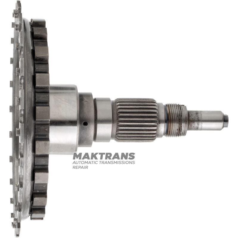 Výstupný hriadeľ (2WD) 6R60, 6R75, 6R80 — výška 168 mm, 31 drážok (vonkajší Ø 34,50 mm), 6L2P-7096-HA