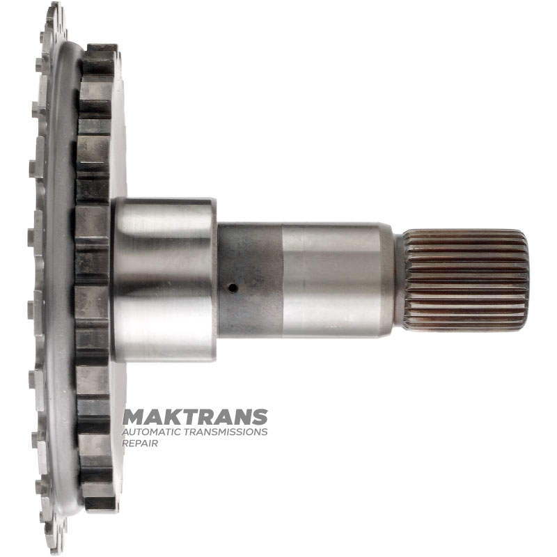 Výstupný hriadeľ (4WD) 6R60, 6R75, 6R80 — výška 158 mm, 31 drážok (vonkajší Ø 34,50 mm), 6L2P-7096-JA