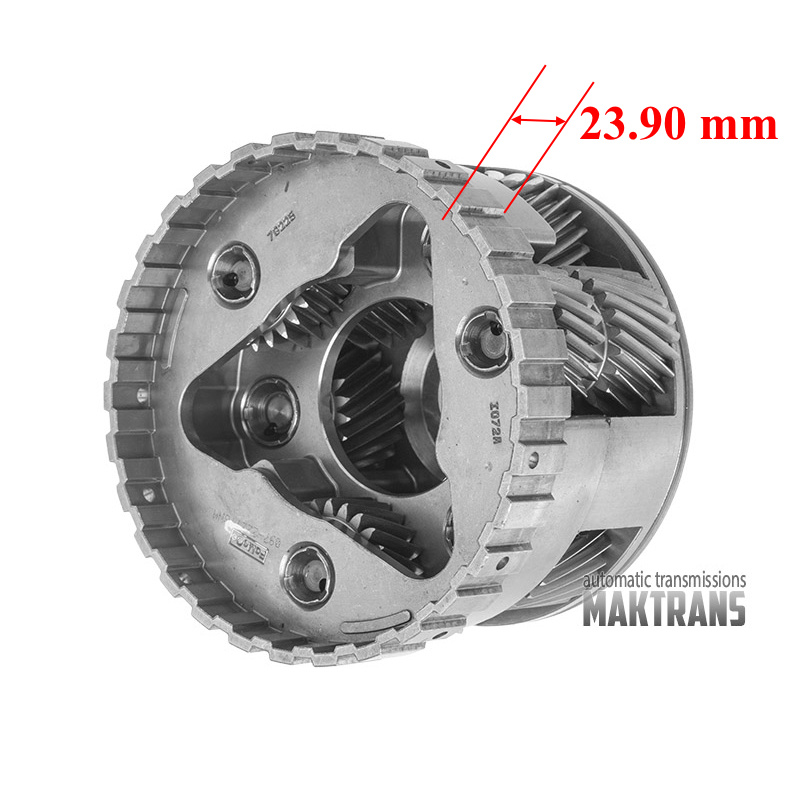 Zadné planétové koleso FORD 6R60, 6R75, 6R80 - celková výška 120 mm, bez ozubeného venca, FL3P-7C224-AA, BL3P-7C224-AB, BL3P-7C224-AC