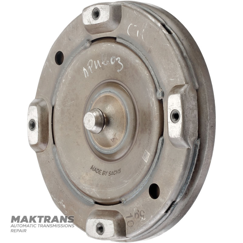 Predný kryt meniča krútiaceho momentu ZF 6HP26 - výška pilota 30 mm, vonkajší priemer pilota 32 mm, 4 montážne otvory (vnútorný priemer 8,70 mm), vonkajší priemer puzdra 300 mm