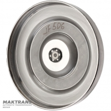 Predný kryt meniča krútiaceho momentu ZF 6HP26, 6HP26X - výška pilota 29 mm, (vonkajší priemer 34,90 mm), 4 montážne otvory, 4168025549, 001256, F77