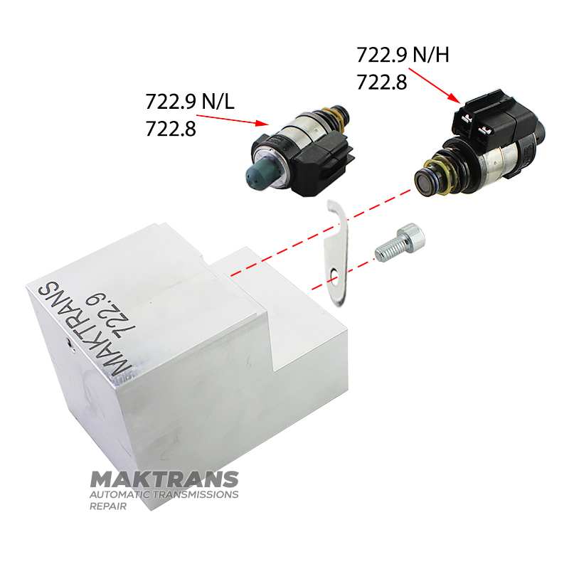 Adaptér na testovanie solenoidov 722.9