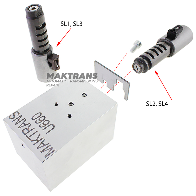 Adaptér na testovanie solenoidov U660E